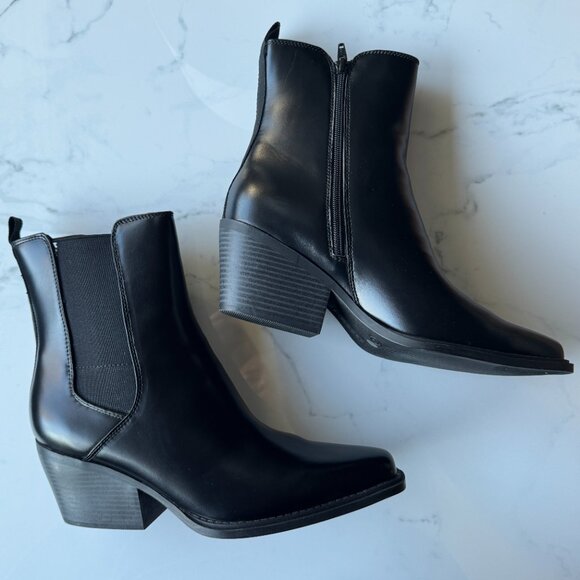 NWT a.n.a Womens Reba Block Heel Booties - 10M - Picture 11 of 14